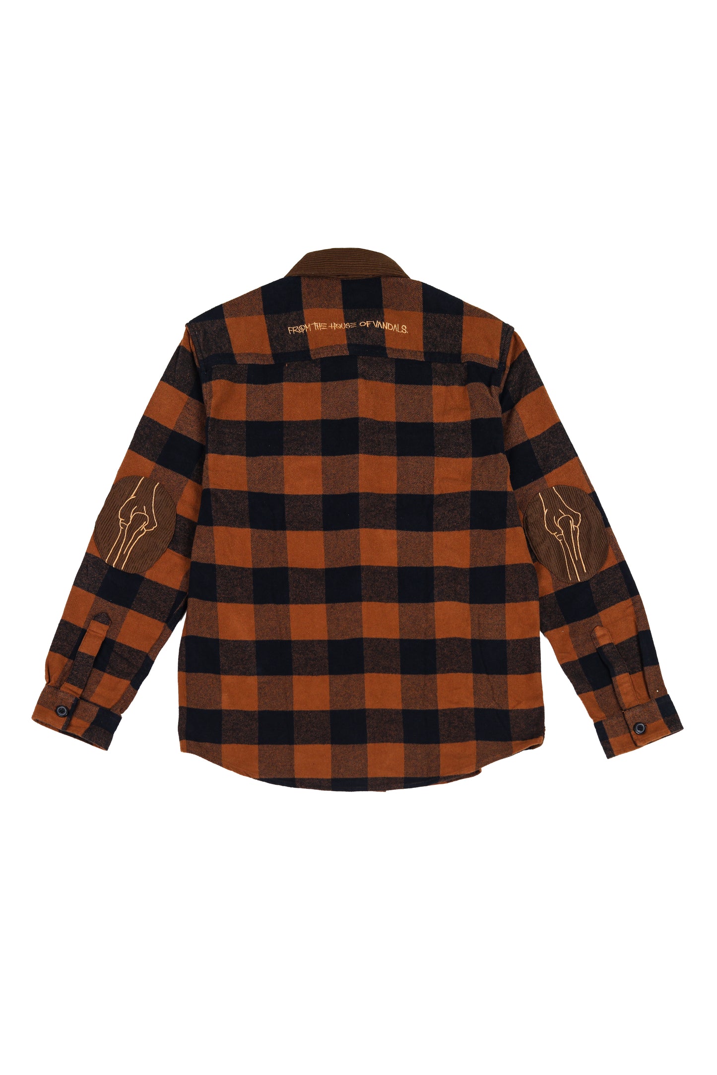 BROWN FLANNEL SHIRT