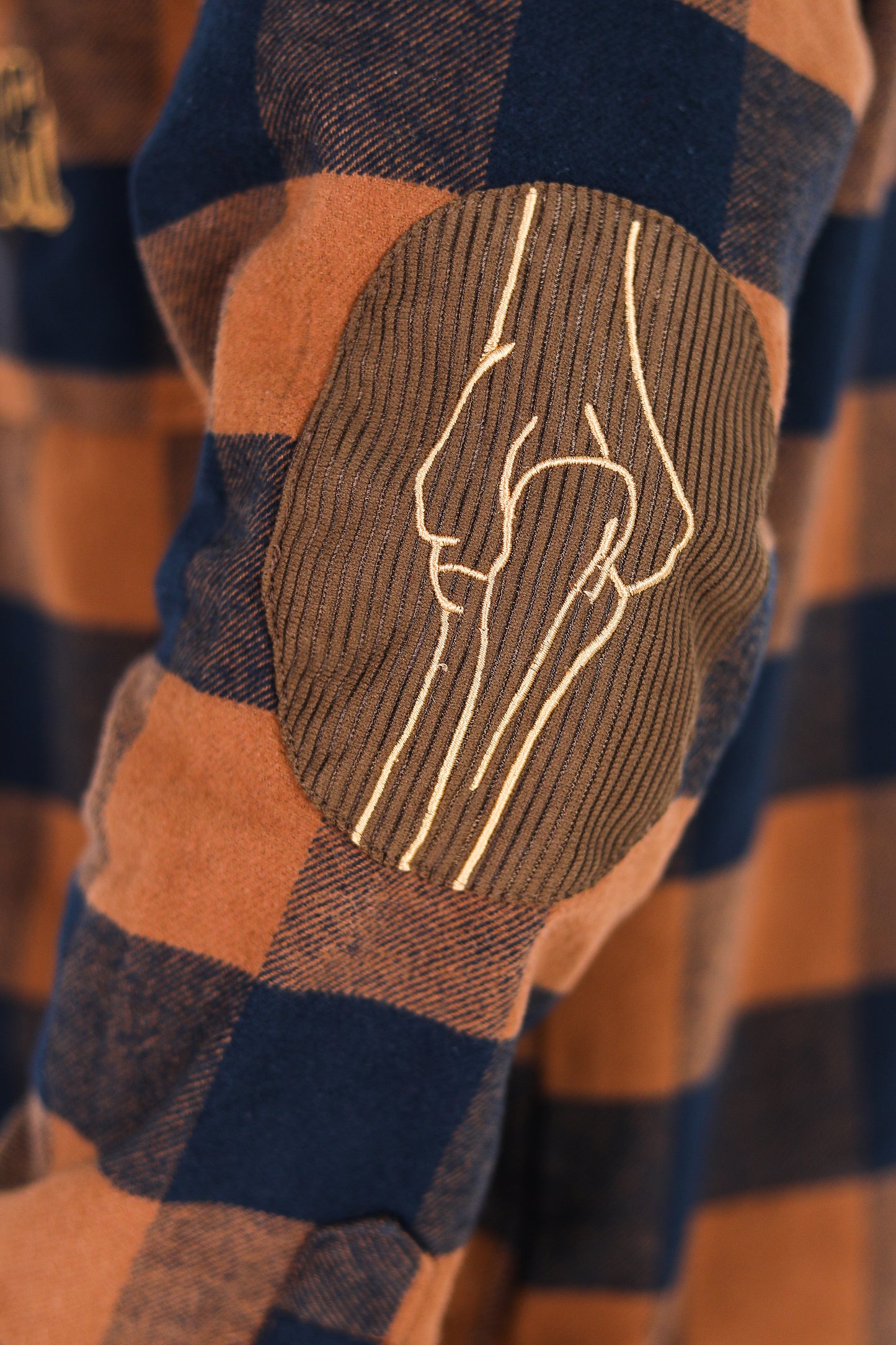 BROWN FLANNEL SHIRT