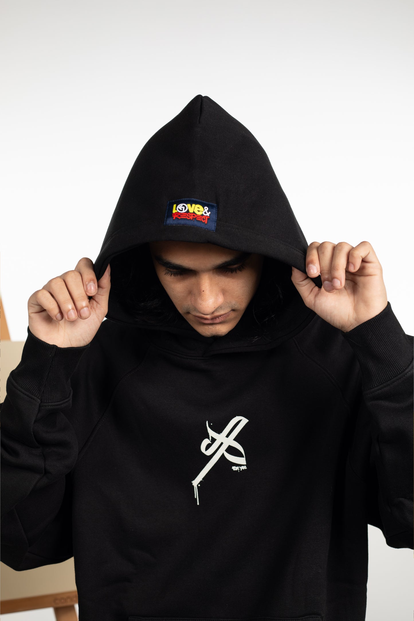 lak navy blue hoodie